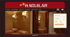 Desktop Screenshot of hostalaguilar.com